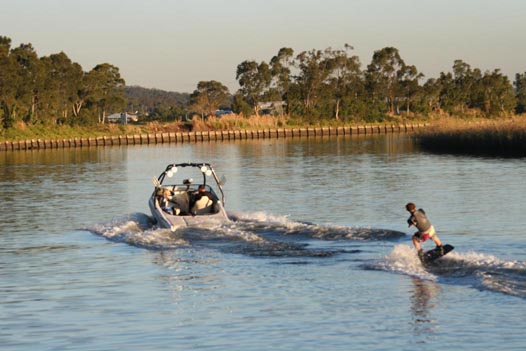 Wakeboard on the Hunter River at Raymond Terrace