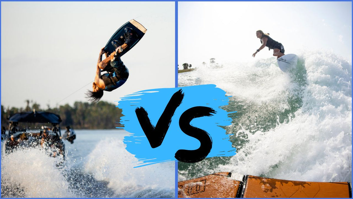 Wakeboarding vs Wakesurfing: What's the Difference? — Wakesports Unlimited